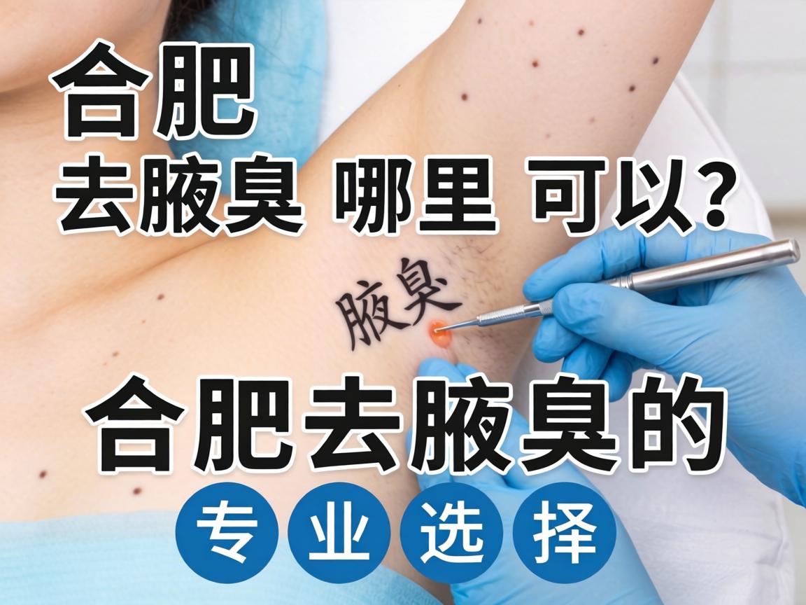 合肥去腋臭哪里可以做？详解合肥去腋臭的专业选择