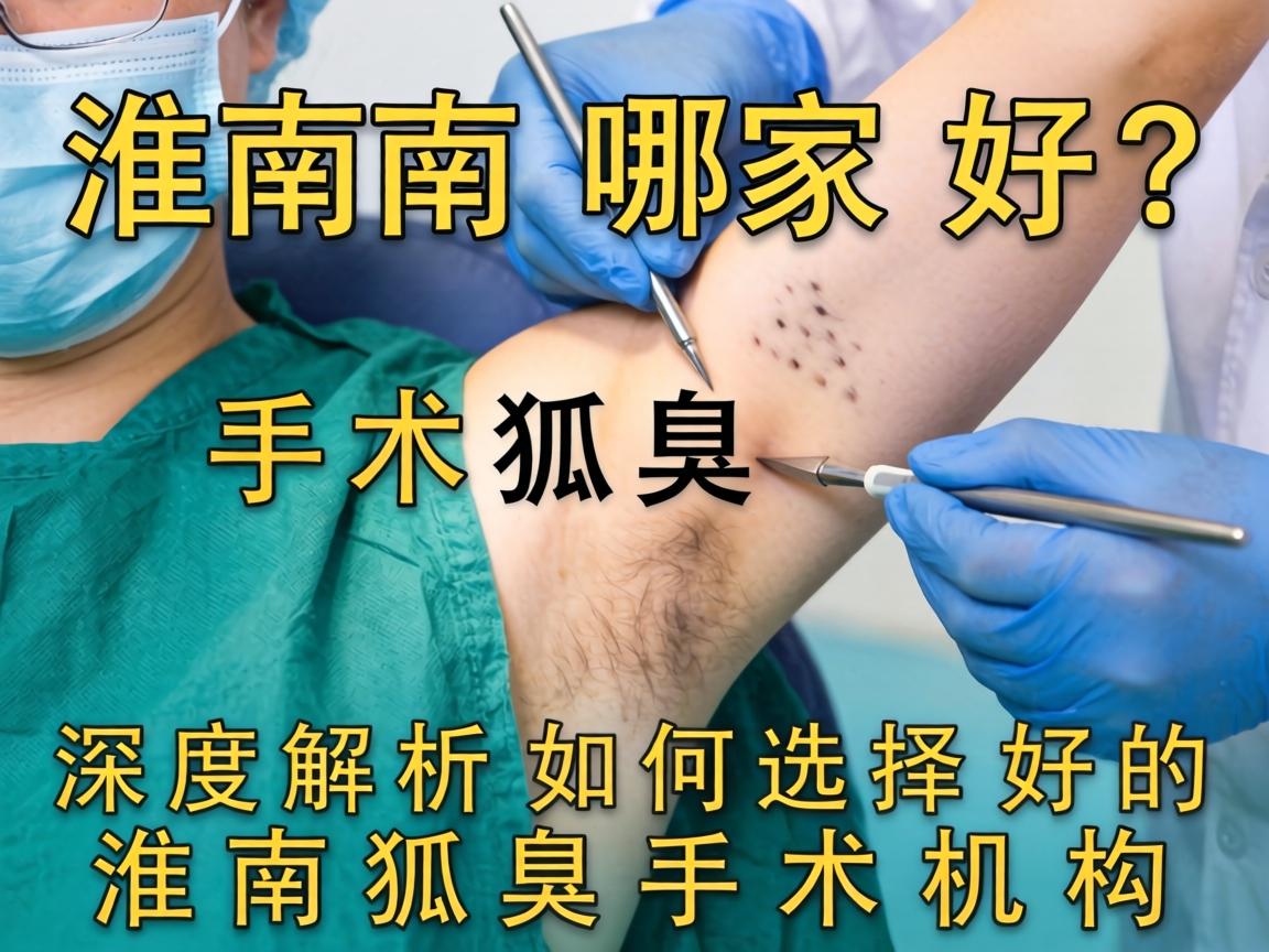 淮南狐臭手术哪家好？深度解析如何选择好的淮南狐臭手术机构