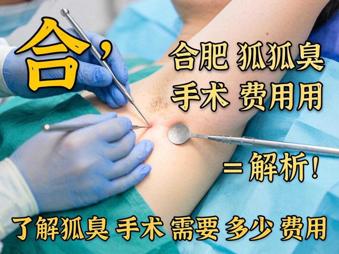 合肥狐臭手术费用解析，了解狐臭手术需要多少费用