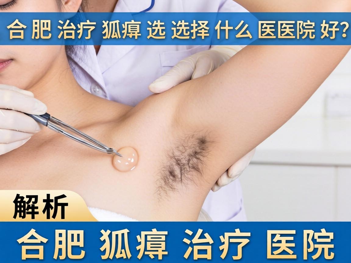 在合肥治疗狐臭选择什么医院好？解析合肥狐臭治疗医院