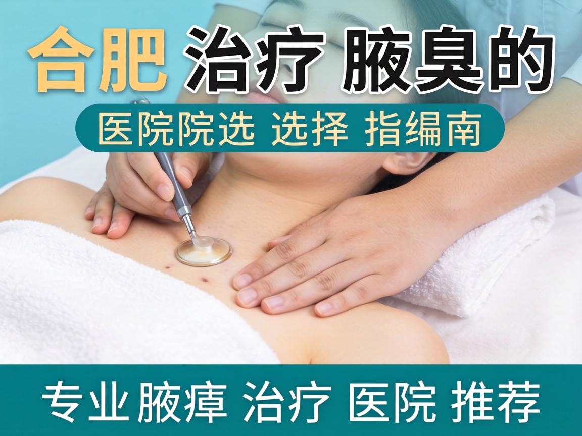 合肥治疗腋臭的医院选择指南，专业腋臭治疗医院推荐