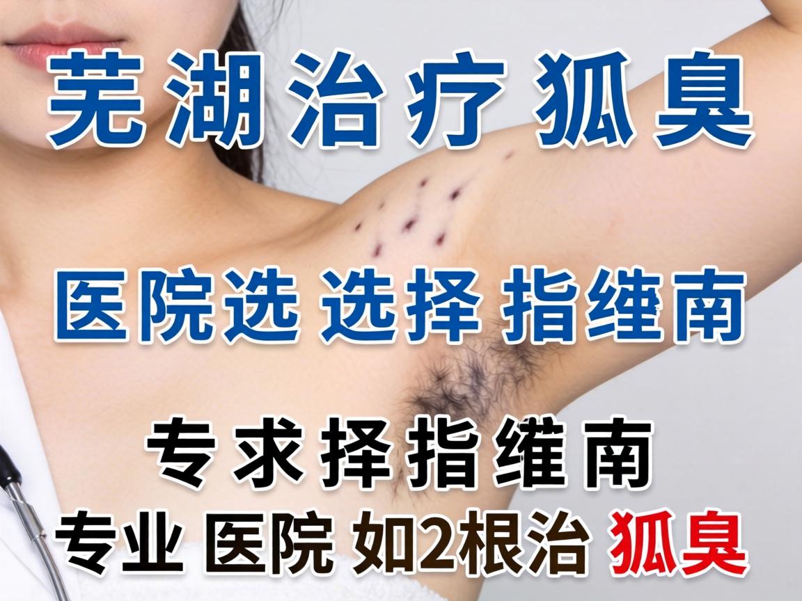 芜湖治疗狐臭医院选择指南，专业医院如何根治狐臭