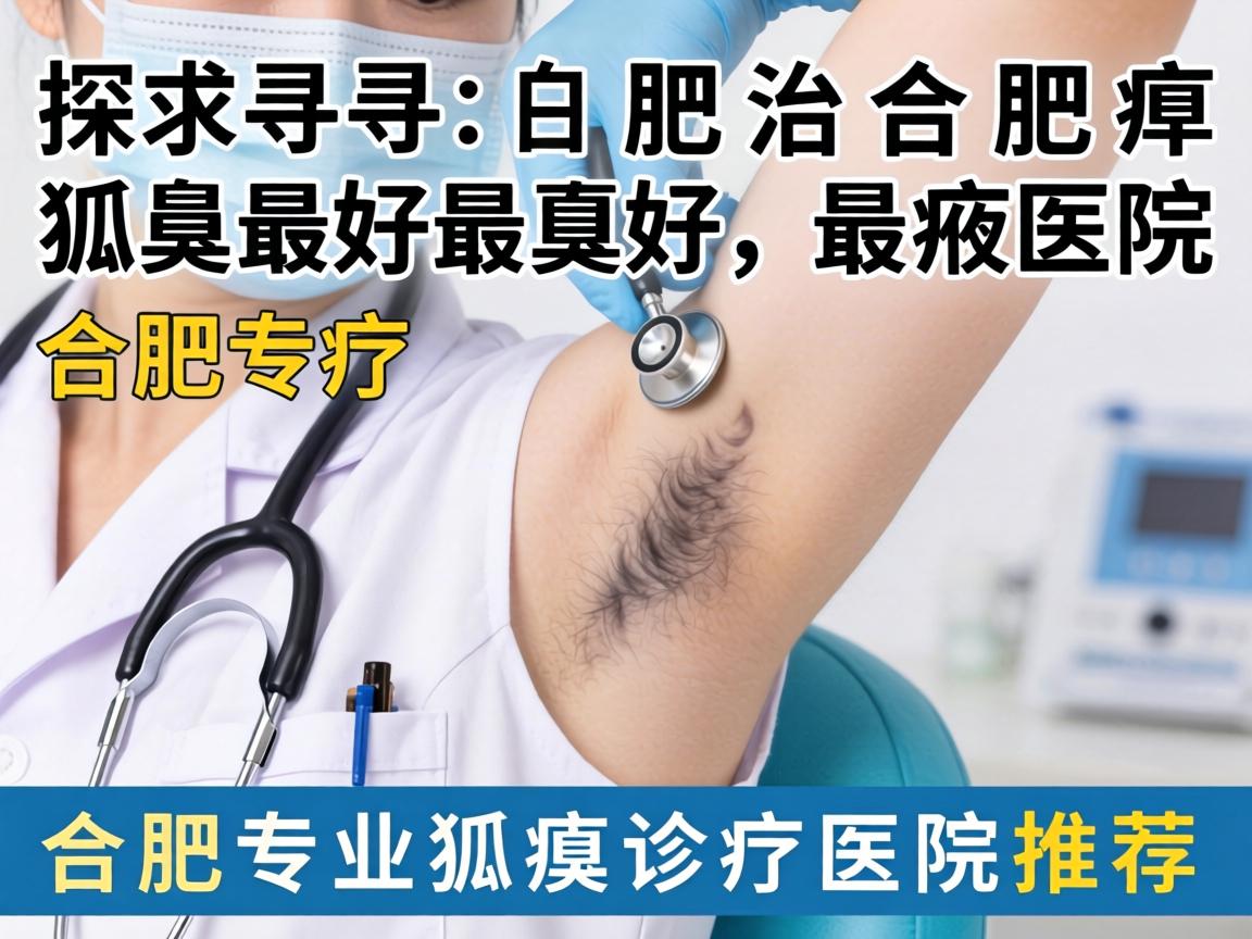 探寻合肥治疗狐臭最好医院，合肥专业狐臭诊疗医院推荐