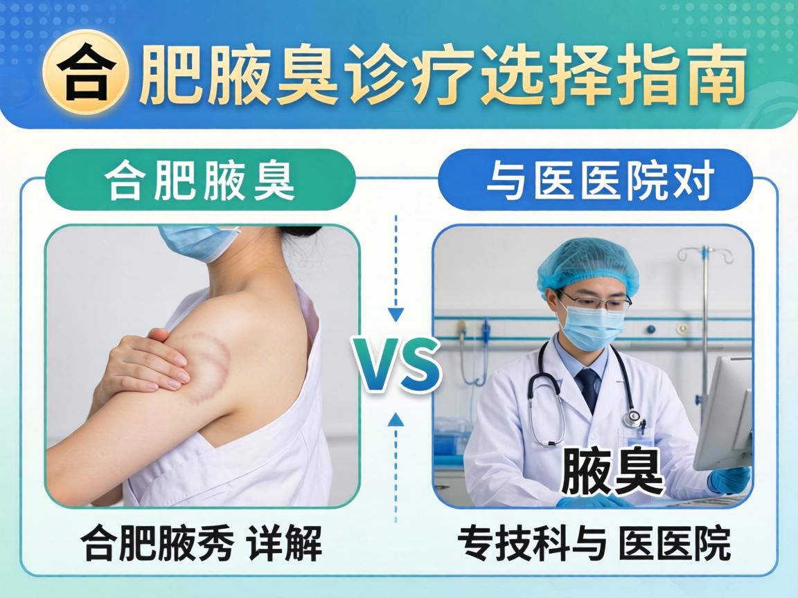 合肥腋臭诊疗选择指南,详解合肥腋秀专科与医院对比 合肥腋臭诊疗选择指南,详解合肥腋秀专科与医院对比