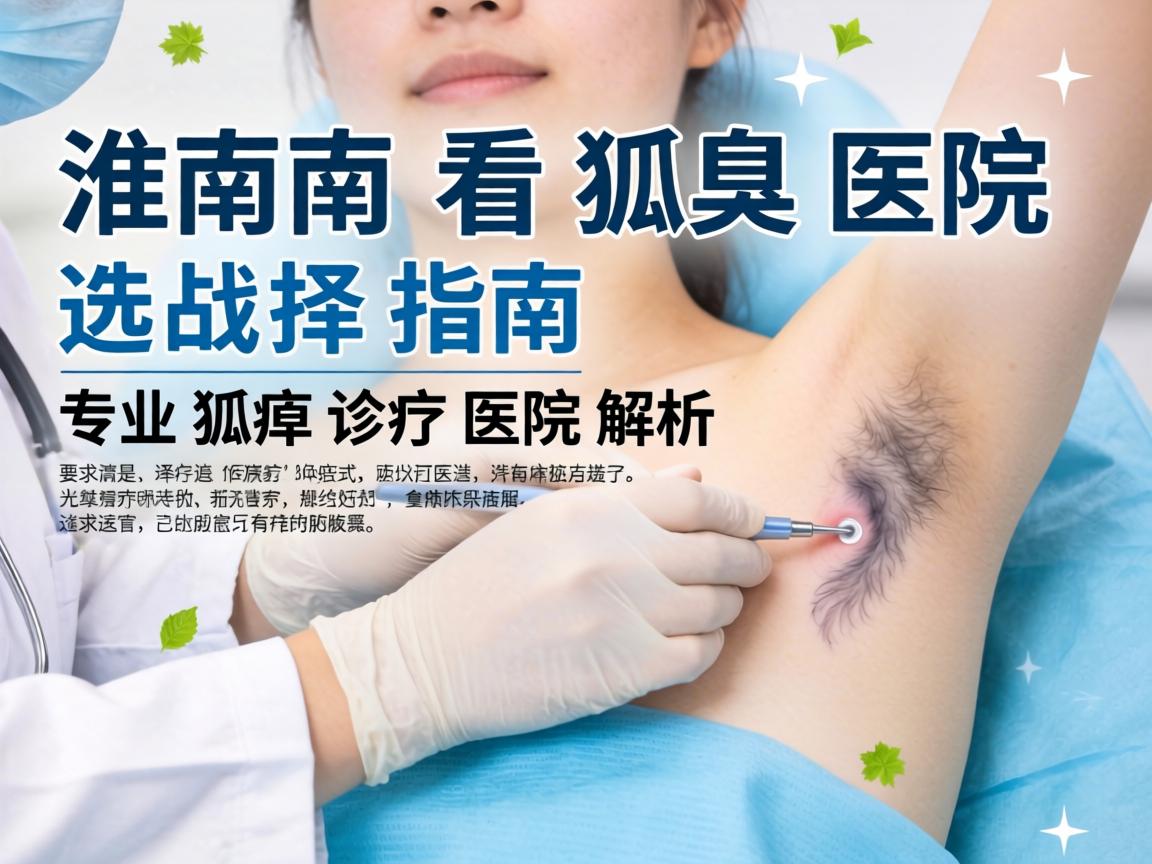 淮南看狐臭医院选择指南，专业狐臭诊疗医院解析