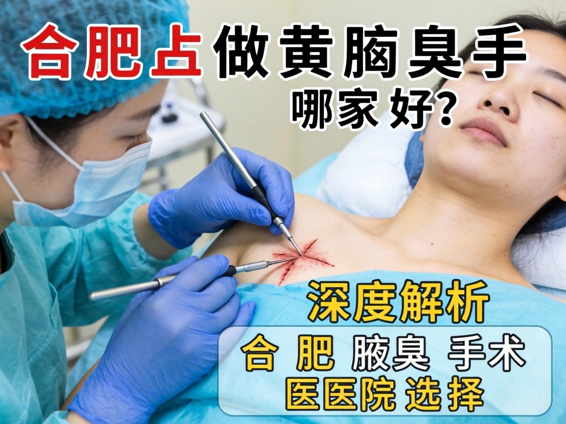 合肥做腋臭手术哪家好？深度解析合肥腋臭手术医院选择
