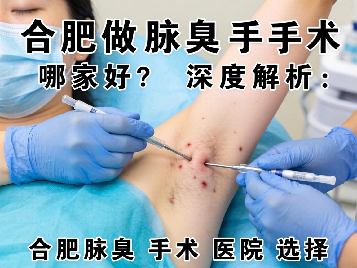 合肥做腋臭手术哪家好？深度解析合肥腋臭手术医院选择