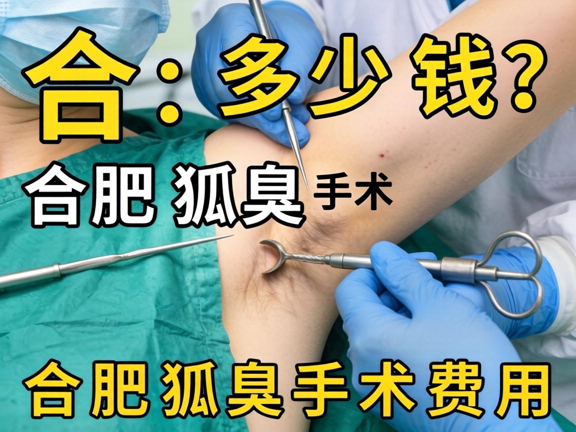 合肥狐臭手术多少钱？详解合肥狐臭手术费用