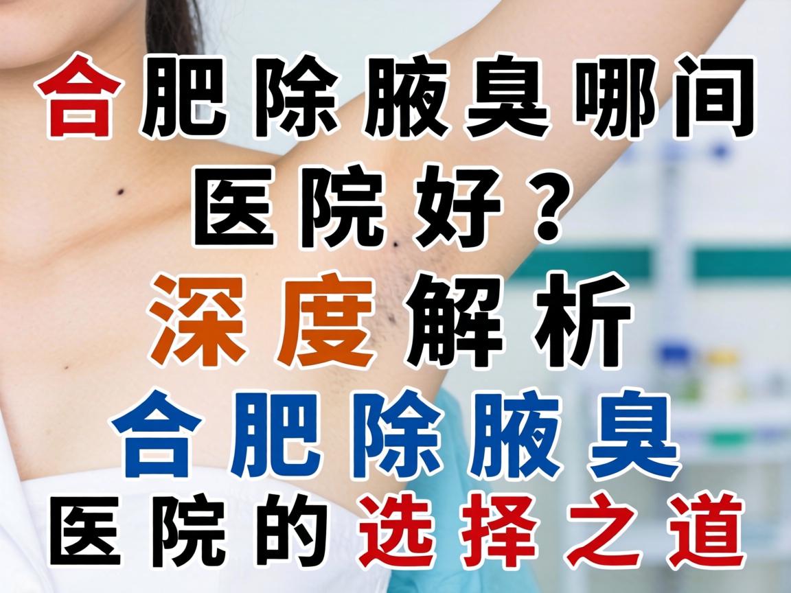 合肥除腋臭哪间医院好?深度解析合肥除腋臭医院的选择之道 合肥除腋臭哪间医院好?深度解析合肥除腋臭医院的选择之道