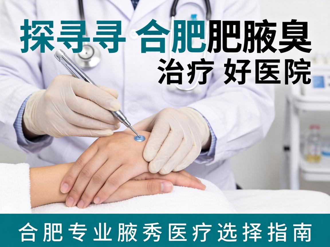 探寻合肥腋臭治疗好医院，合肥专业腋秀医疗选择指南