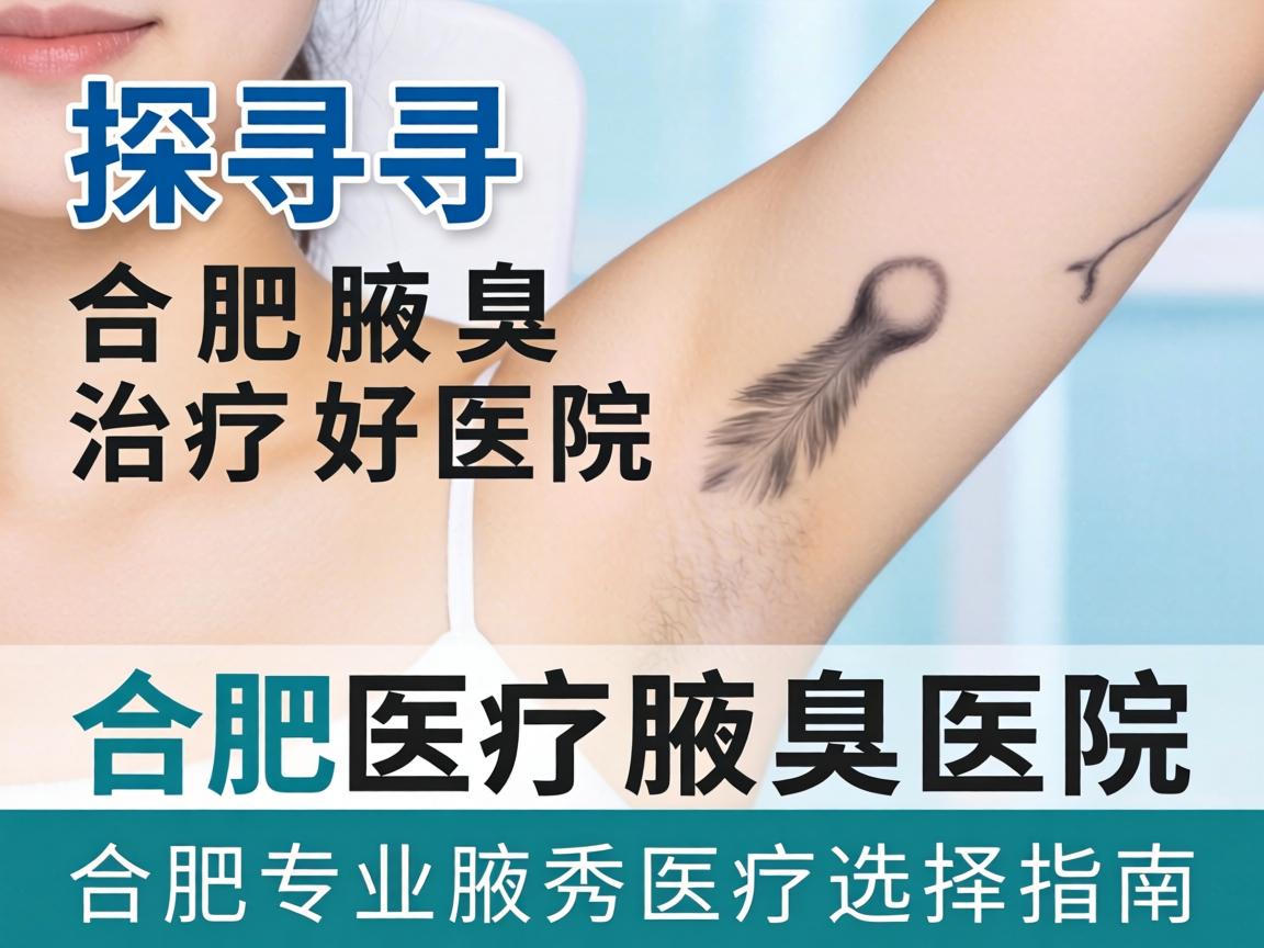 探寻合肥腋臭治疗好医院，合肥专业腋秀医疗选择指南