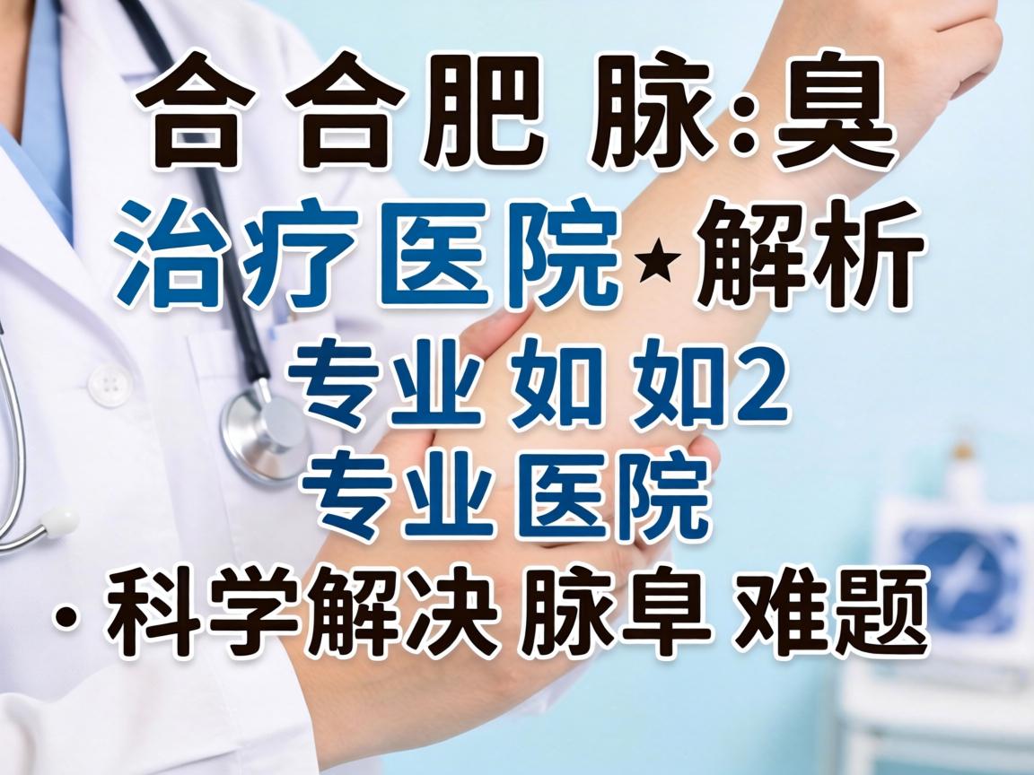 合肥腋臭治疗医院解析，专业医院如何科学解决腋臭难题