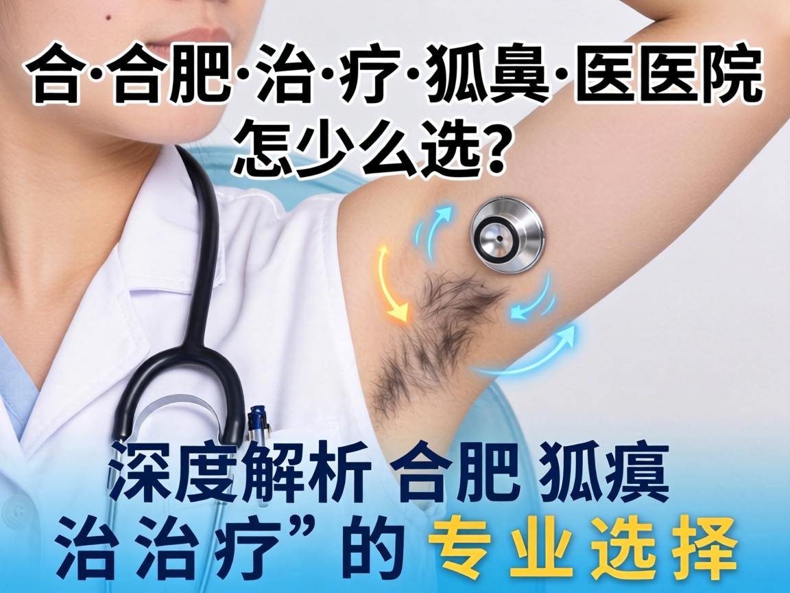 合肥治疗狐臭医院怎么选？深度解析合肥狐臭治疗的专业选择