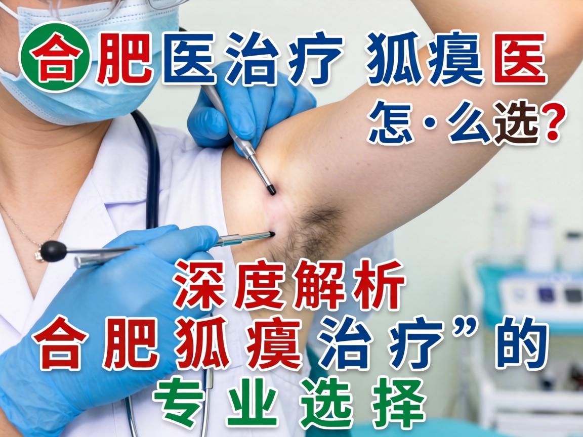 合肥治疗狐臭医院怎么选？深度解析合肥狐臭治疗的专业选择