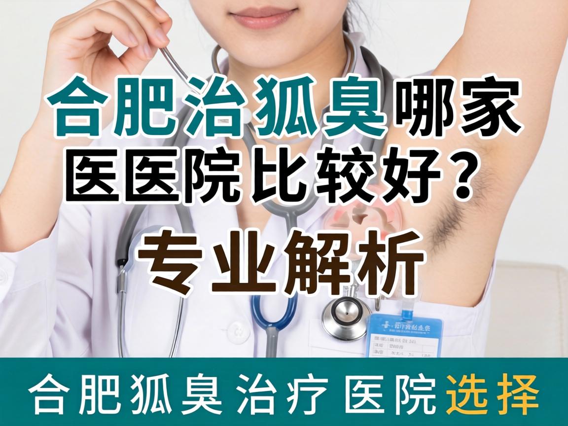 合肥治狐臭哪家医院比较好？专业解析合肥狐臭治疗医院选择