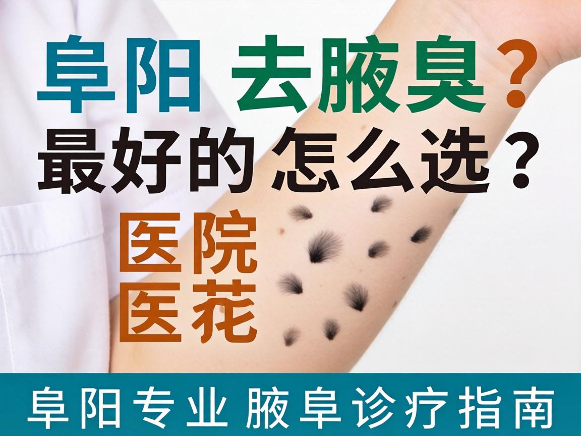 阜阳去腋臭最好的医院怎么选？阜阳专业腋臭诊疗指南
