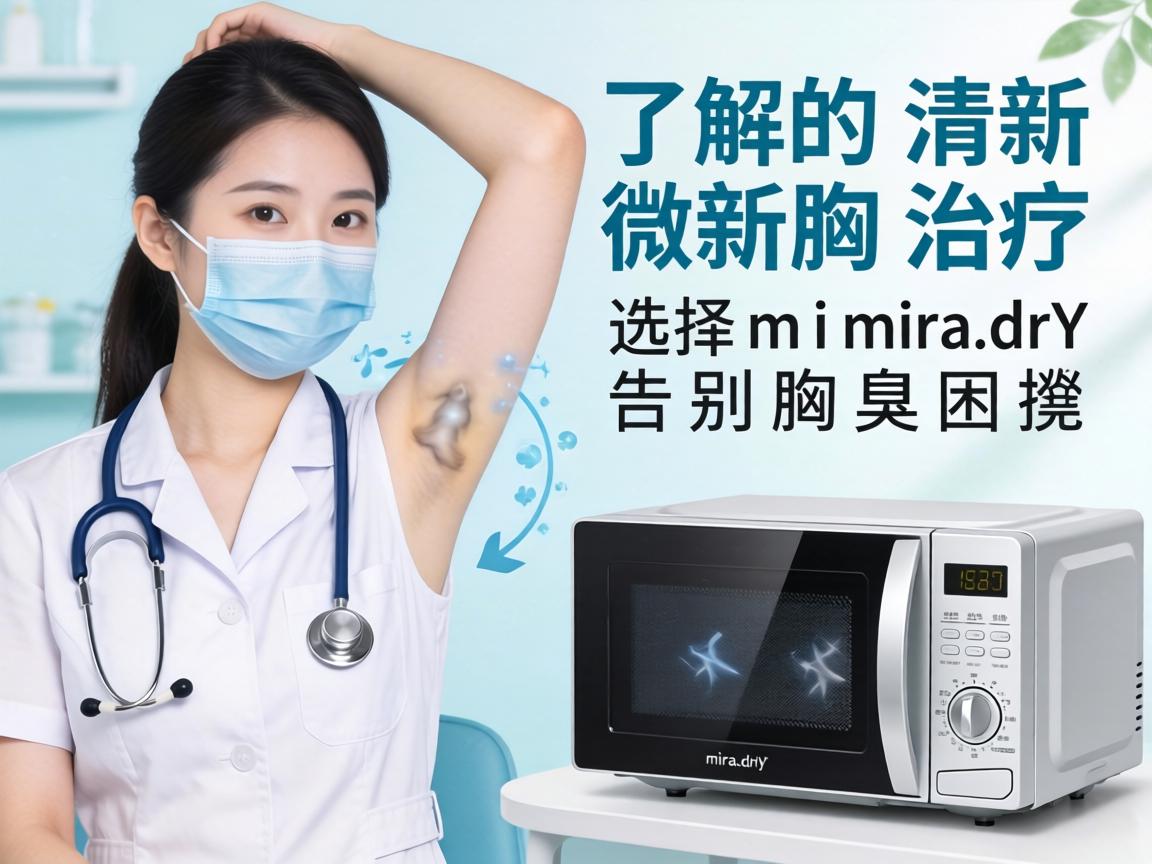了解miradry清新微波治疗，选择miradry告别腋臭困扰