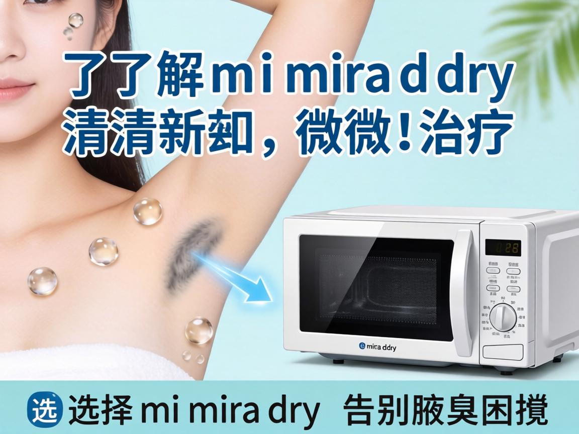了解miradry清新微波治疗，选择miradry告别腋臭困扰