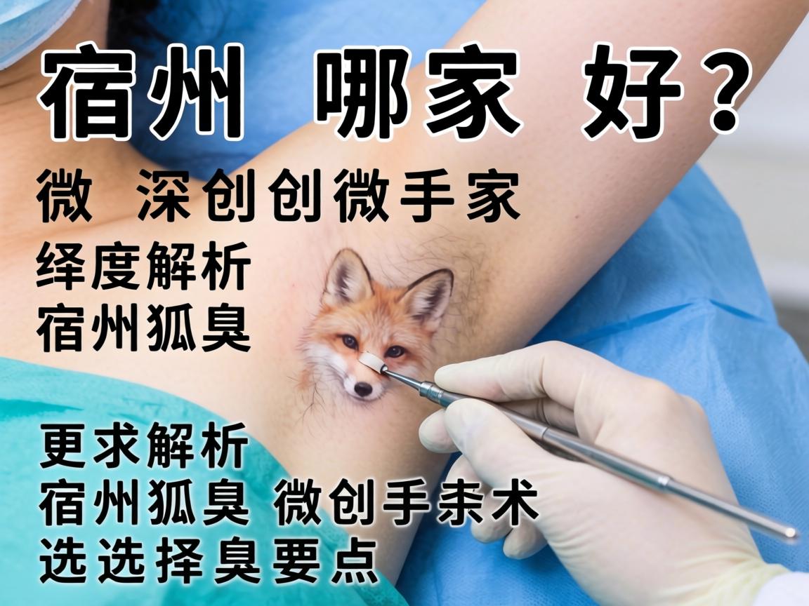 宿州狐臭微创手术哪家好?深度解析宿州狐臭微创手术选择要点 宿州狐臭微创手术哪家好?深度解析宿州狐臭微创手术选择要点