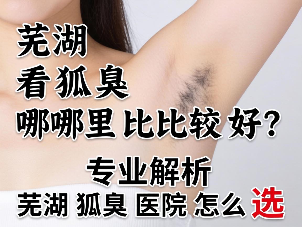 芜湖看狐臭哪里比较好？专业解析芜湖狐臭医院怎么选