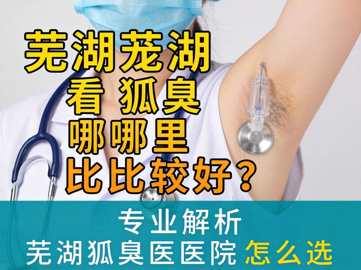 芜湖看狐臭哪里比较好？专业解析芜湖狐臭医院怎么选