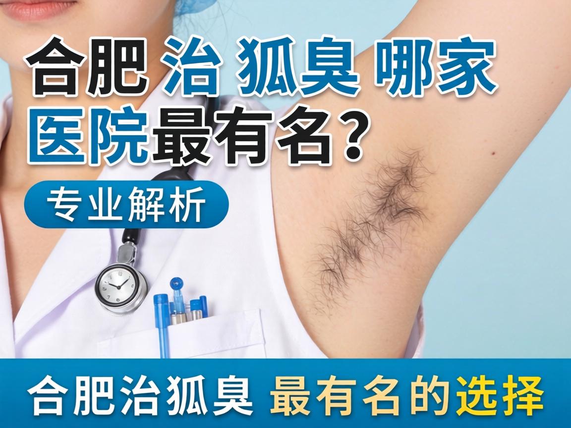 合肥治狐臭哪家医院最有名？专业解析合肥治狐臭最有名的选择