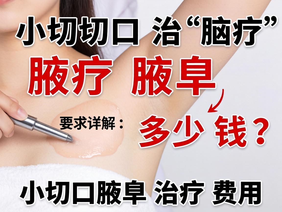 小切口治疗腋臭多少钱?详解小切口腋臭治疗费用 小切口治疗腋臭多少钱?详解小切口腋臭治疗费用