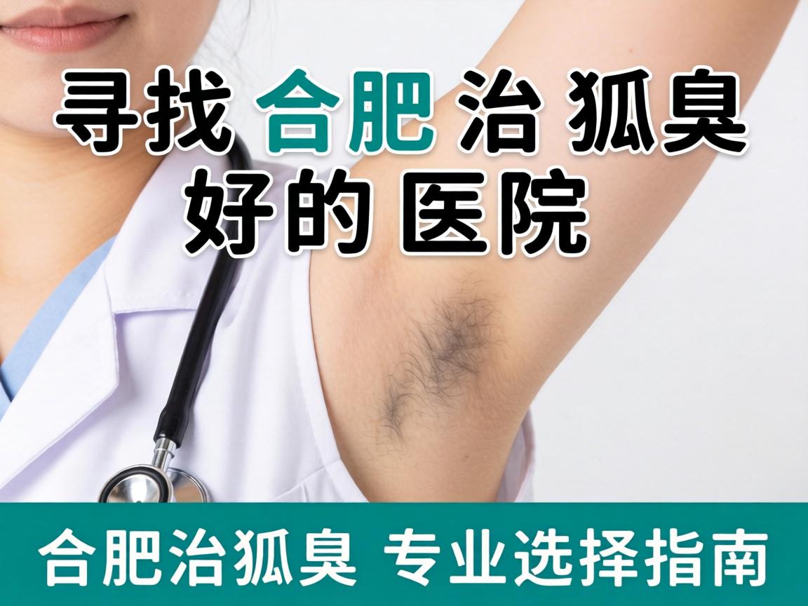 寻找合肥治狐臭好的医院，合肥治狐臭专业选择指南