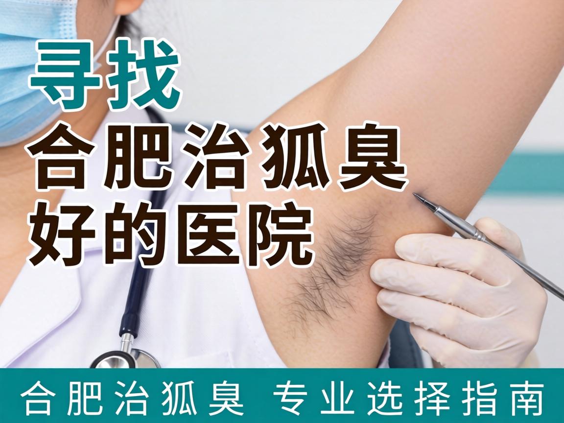 寻找合肥治狐臭好的医院，合肥治狐臭专业选择指南