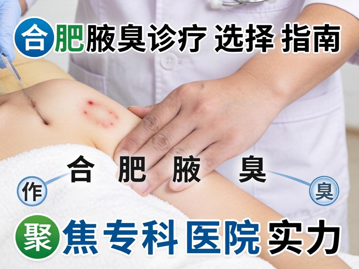 合肥腋臭诊疗选择指南，聚焦合肥腋臭专科医院实力