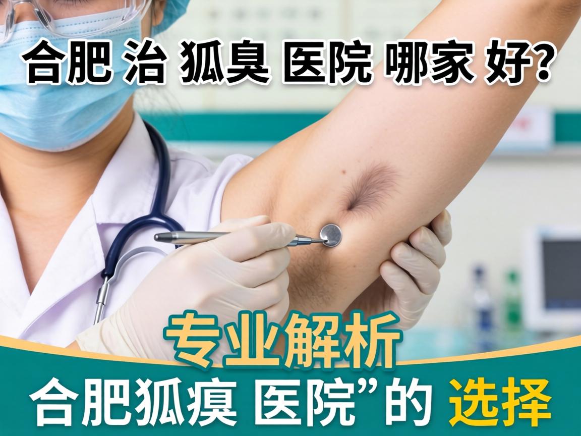 合肥治狐臭医院哪家好？专业解析合肥狐臭医院的选择