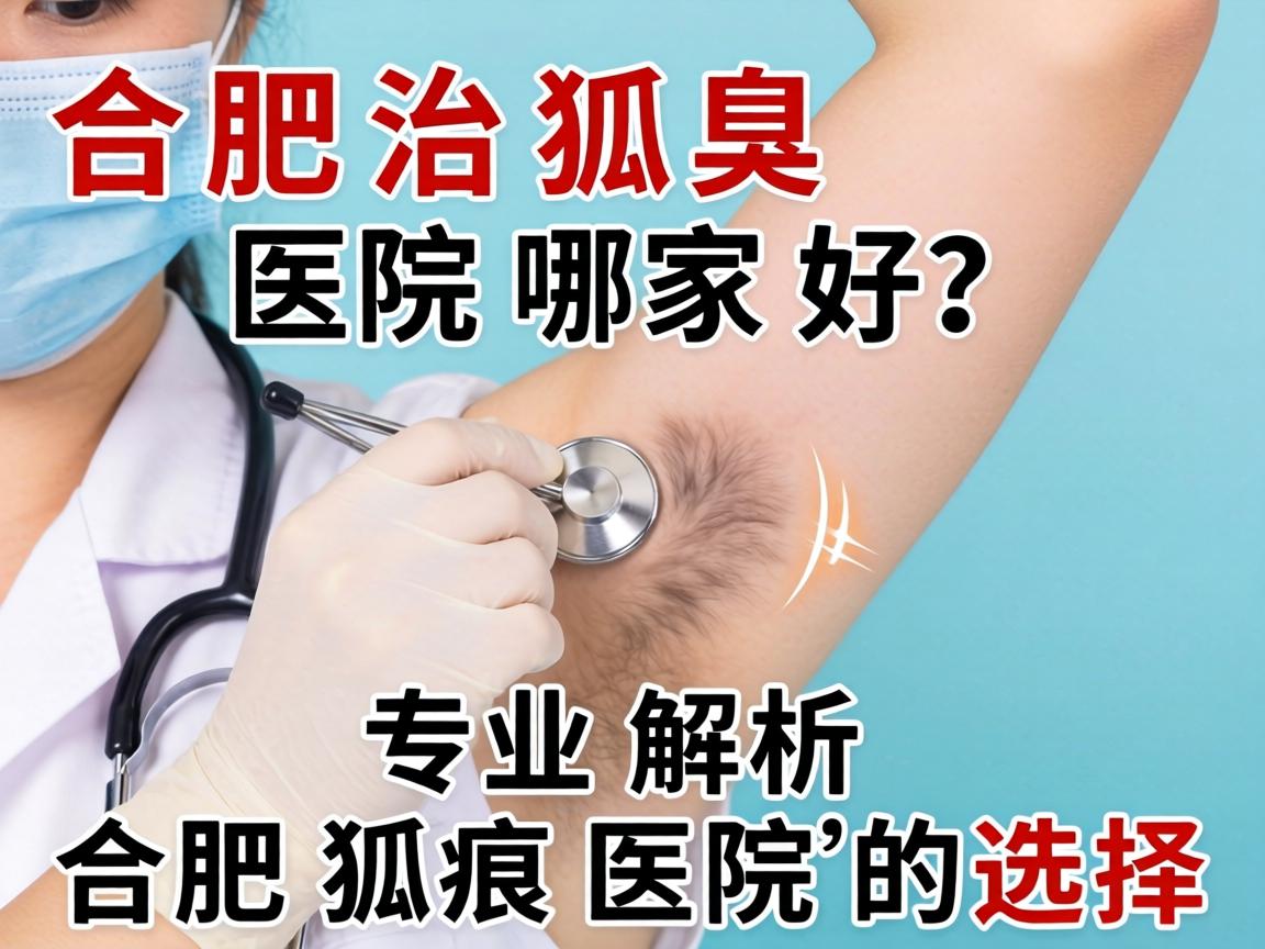合肥治狐臭医院哪家好？专业解析合肥狐臭医院的选择