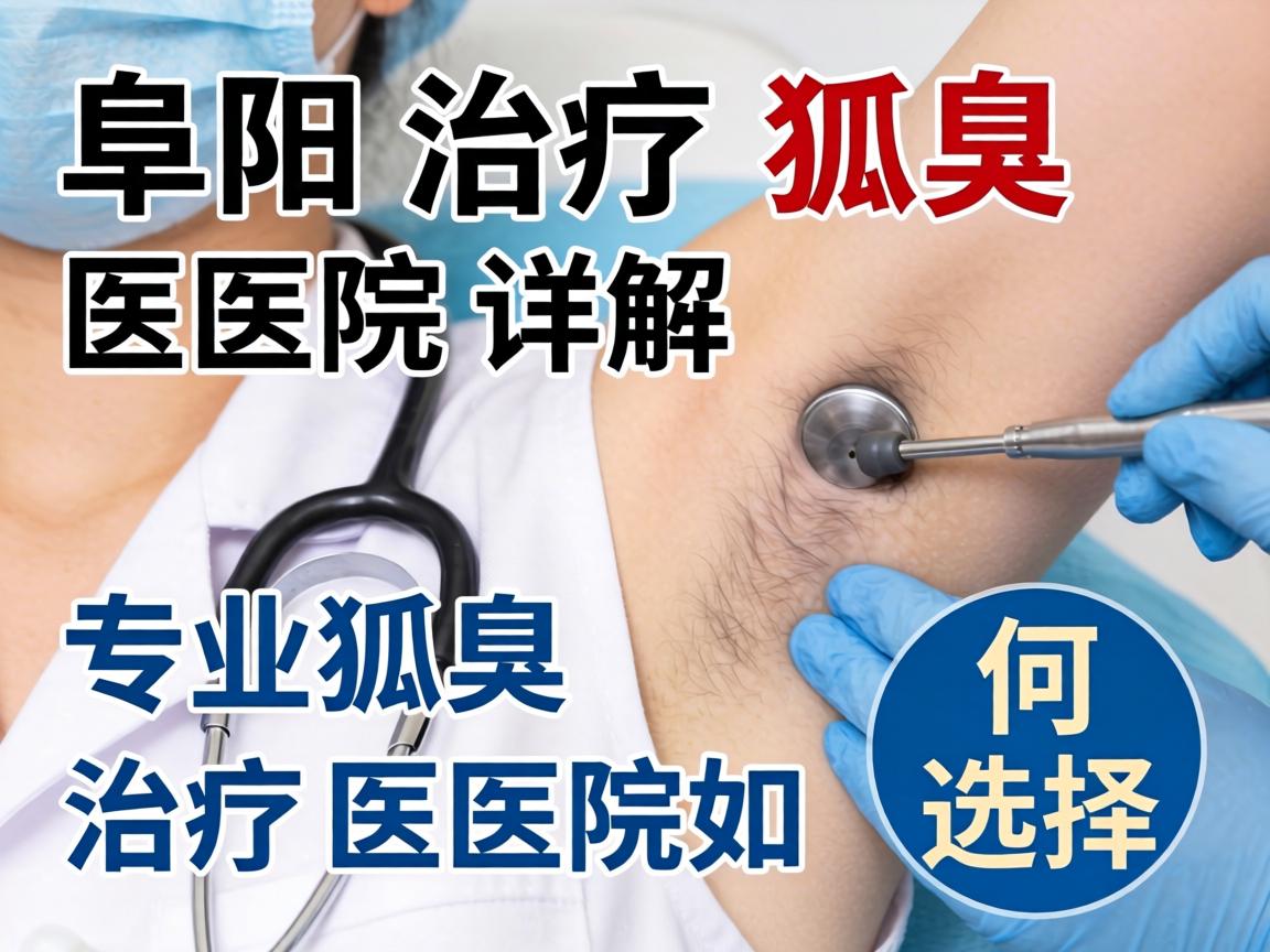 阜阳治疗狐臭医院详解，专业狐臭治疗医院如何选择