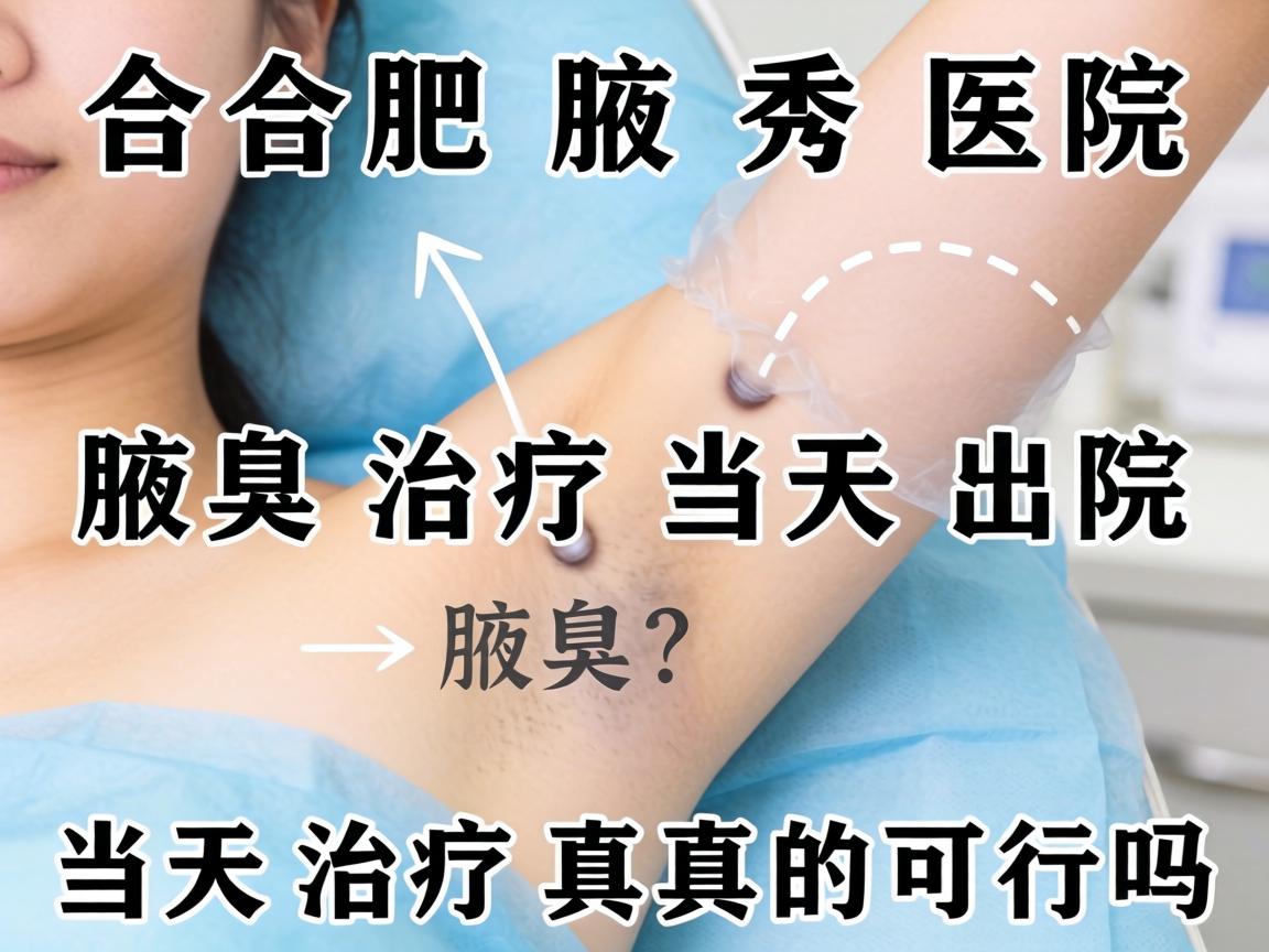 合肥腋秀医院解析,腋臭治疗当天出院,当天治疗真的可行吗? 合肥腋秀医院解析,腋臭治疗当天出院,当天治疗真的可行吗?