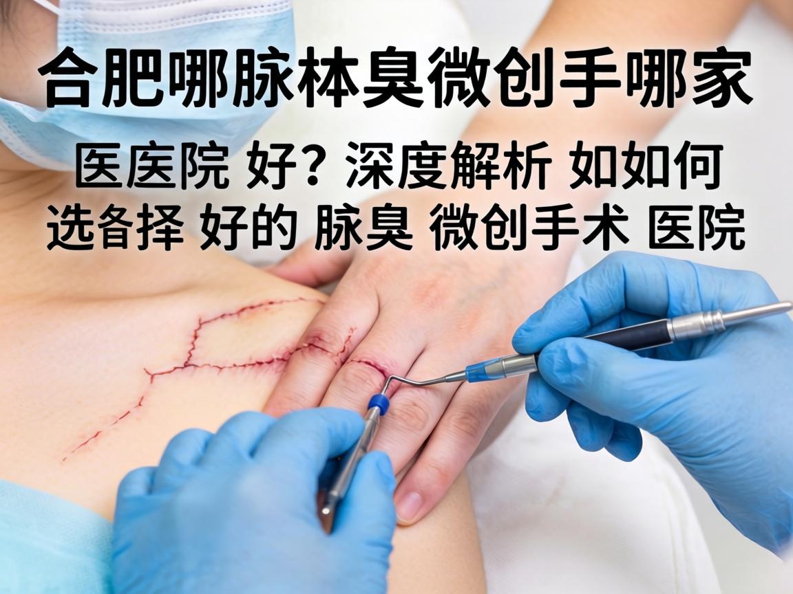 合肥腋臭微创手术哪家医院好？深度解析如何选择好的腋臭微创手术医院
