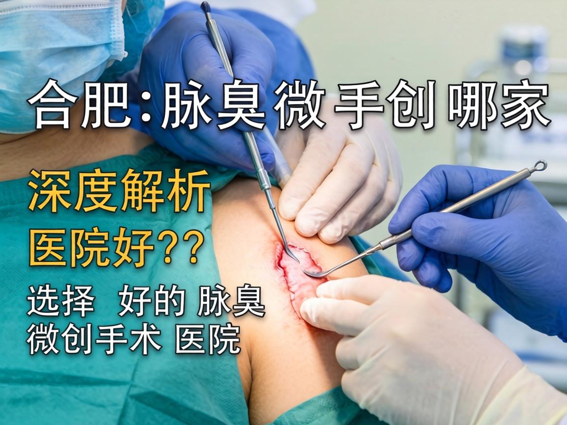 合肥腋臭微创手术哪家医院好？深度解析如何选择好的腋臭微创手术医院