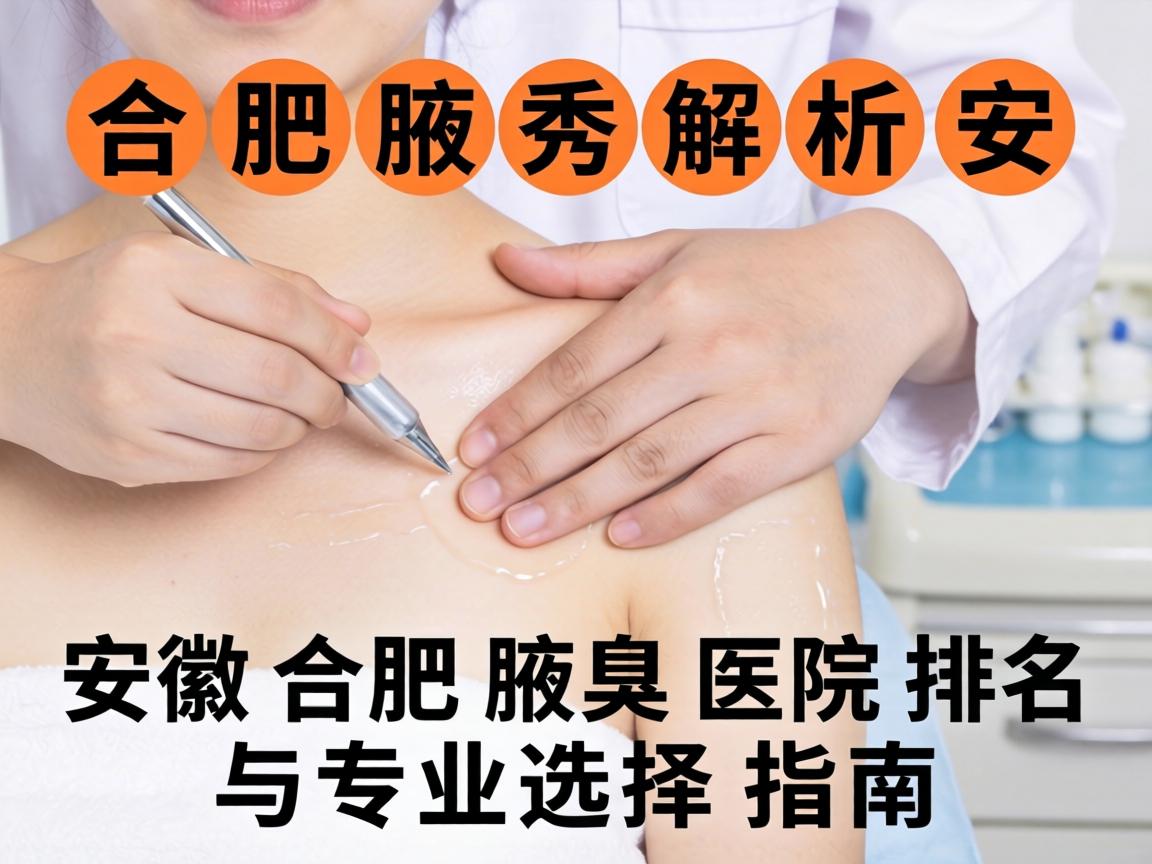 合肥腋秀解析，安徽合肥腋臭医院排名与专业选择指南