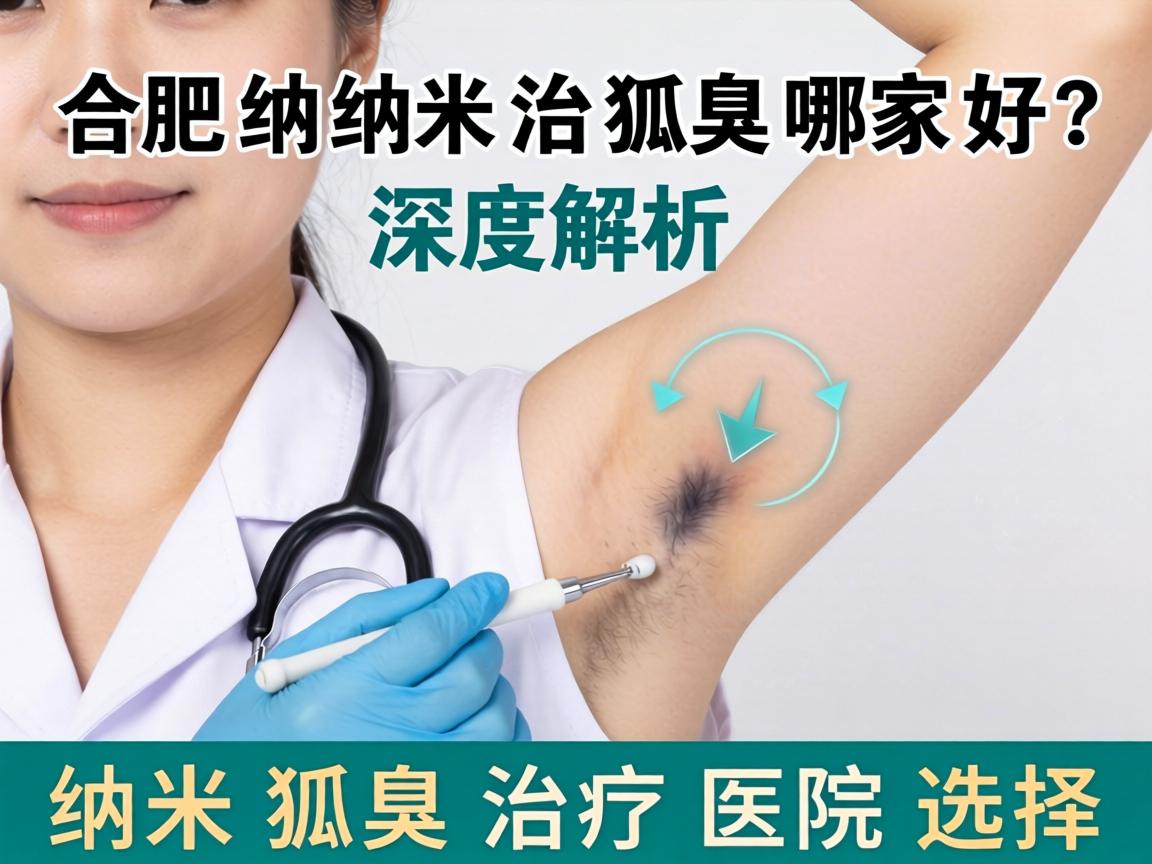 合肥纳米治狐臭哪家好？深度解析纳米狐臭治疗医院选择