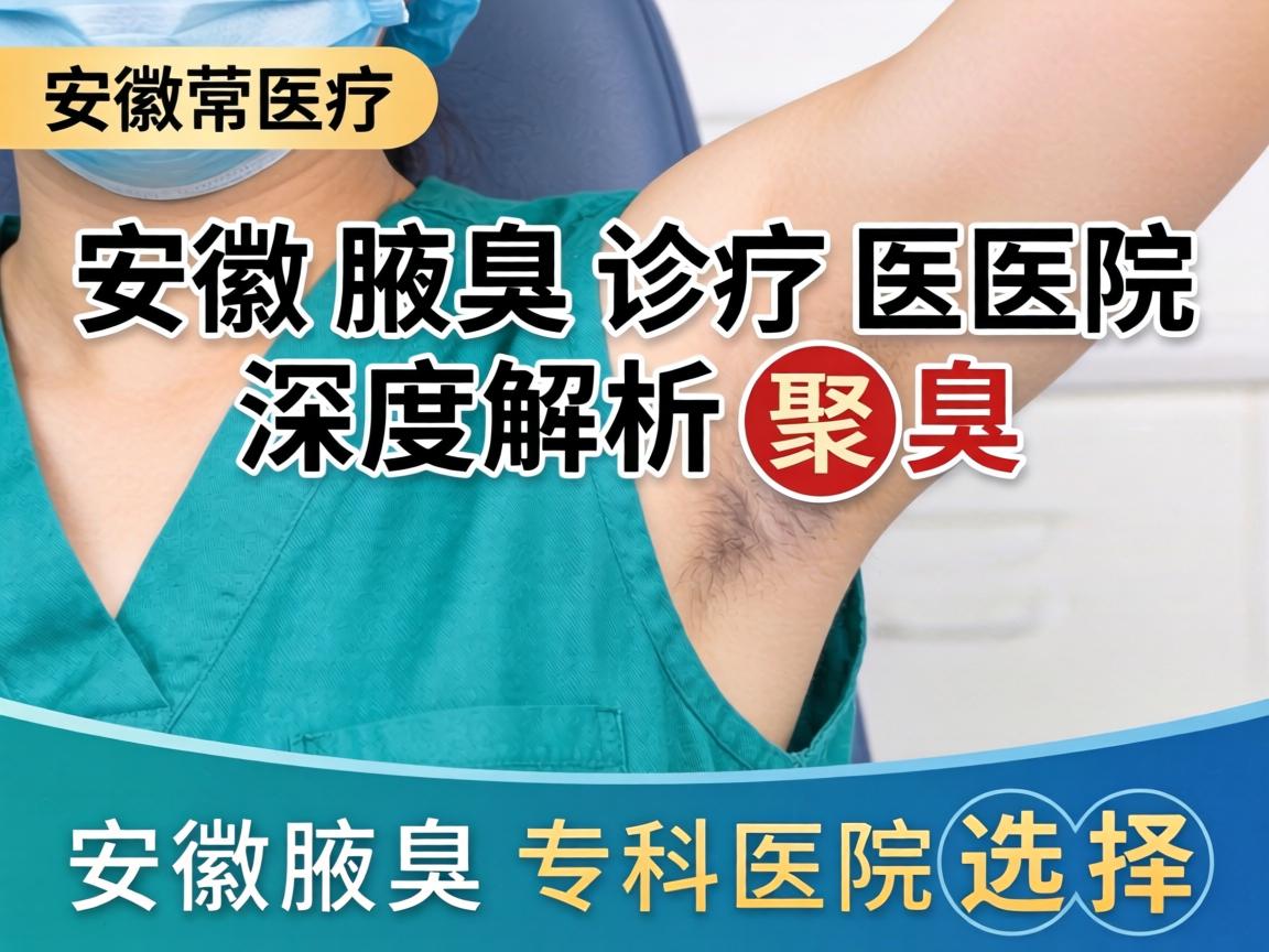 安徽腋臭诊疗医院深度解析，聚焦安徽腋臭专科医院选择