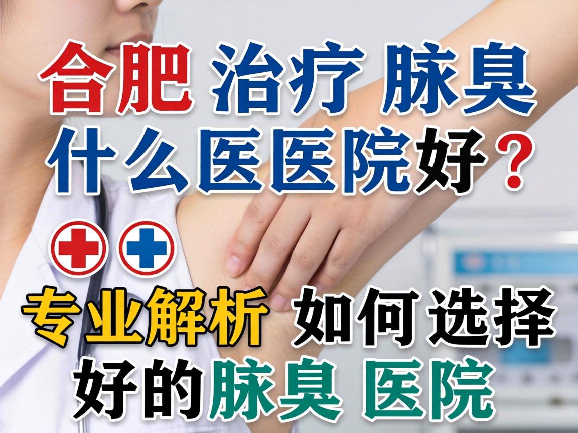 合肥治疗腋臭什么医院好？专业解析如何选择好的腋臭医院