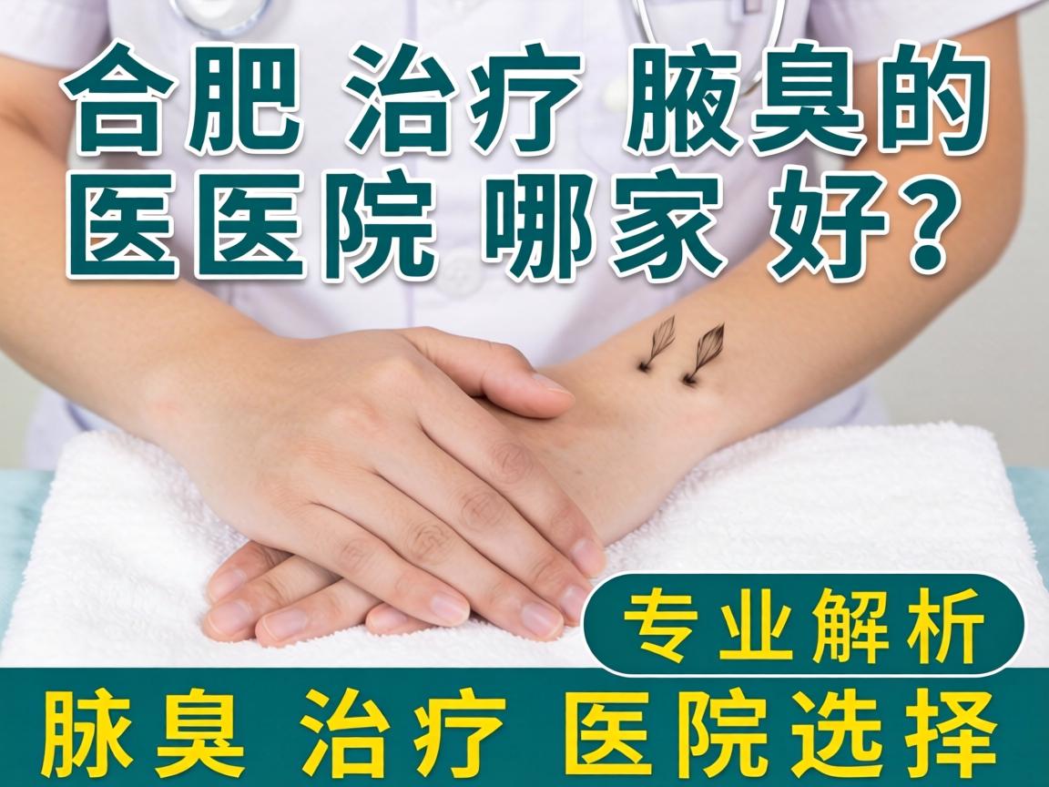合肥治疗腋臭的医院哪家好？专业解析腋臭治疗医院选择