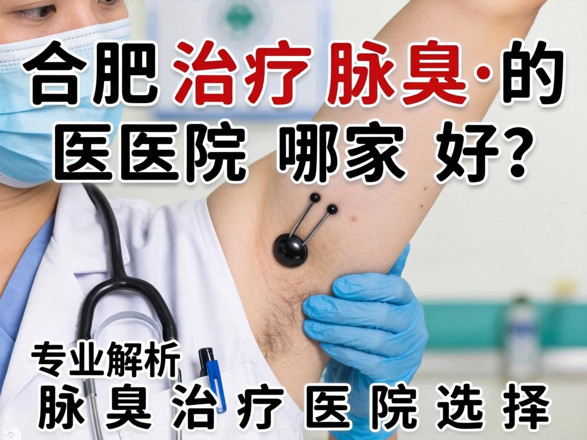 合肥治疗腋臭的医院哪家好？专业解析腋臭治疗医院选择