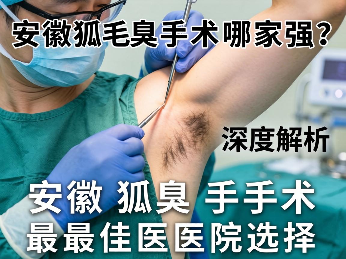 安徽狐臭手术哪家强？深度解析安徽狐臭手术最佳医院选择