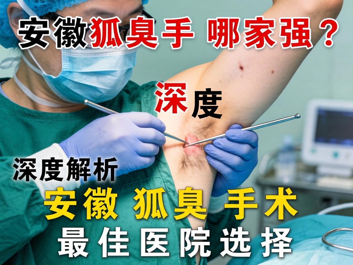 安徽狐臭手术哪家强？深度解析安徽狐臭手术最佳医院选择