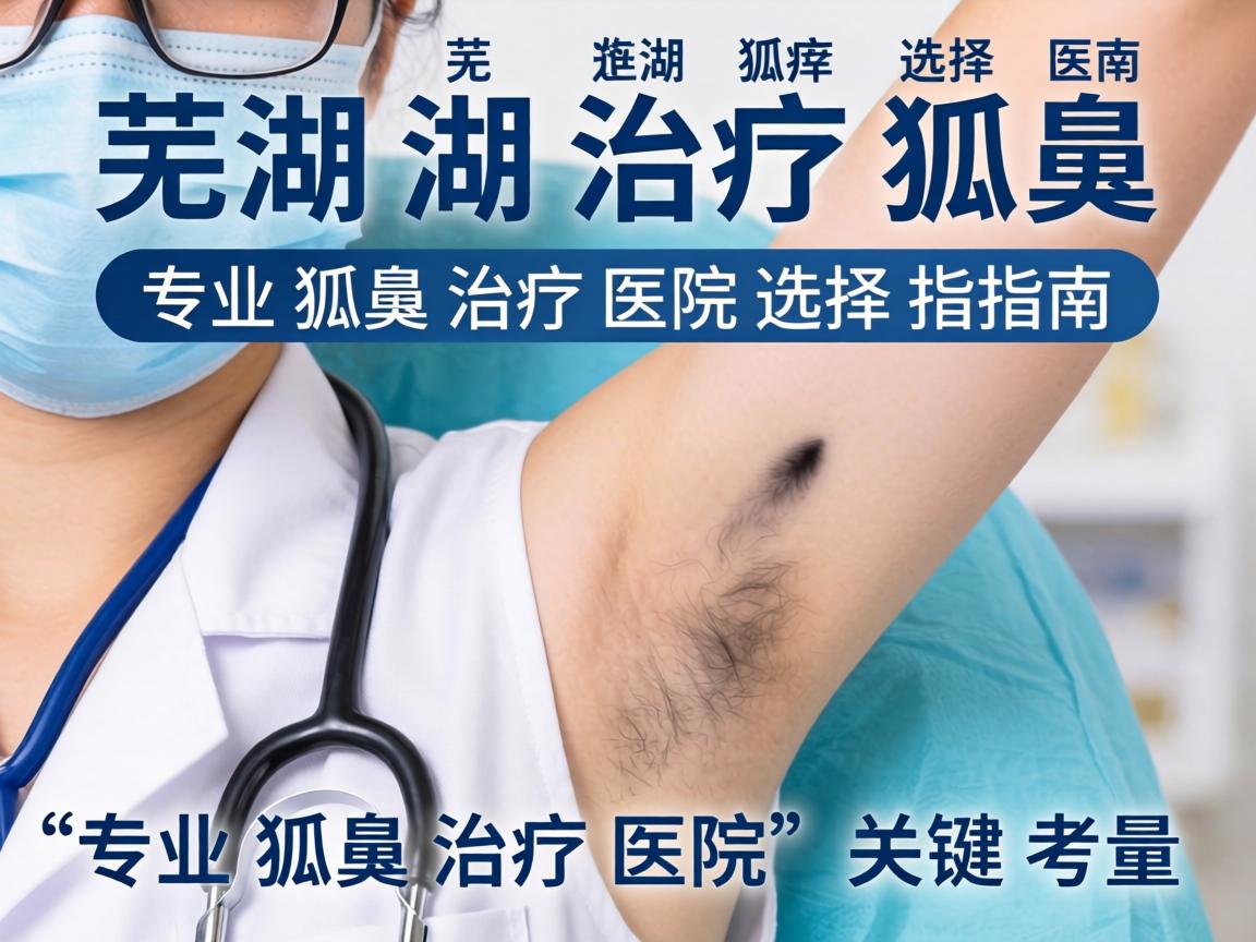 芜湖治疗狐臭医院选择指南，专业狐臭治疗医院的关键考量