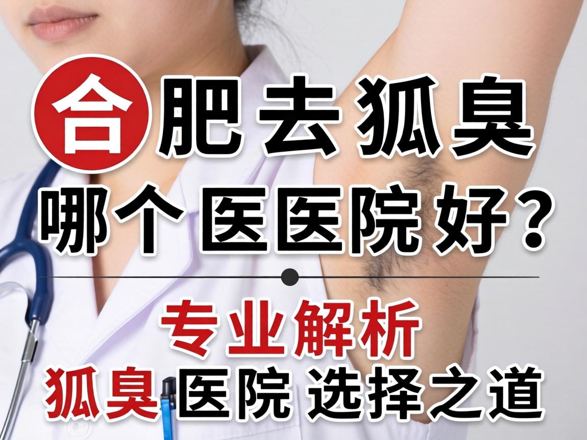 合肥去狐臭哪个医院好？专业解析狐臭医院选择之道