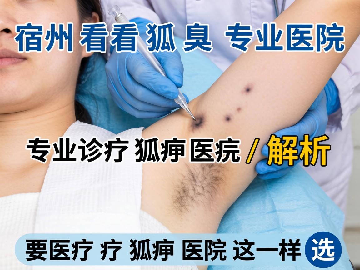 宿州看狐臭专业医院解析，专业诊疗狐臭医院这样选