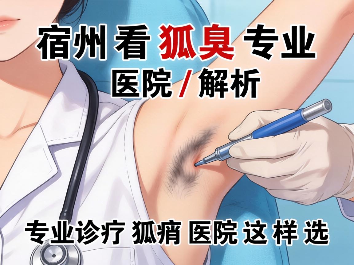 宿州看狐臭专业医院解析，专业诊疗狐臭医院这样选