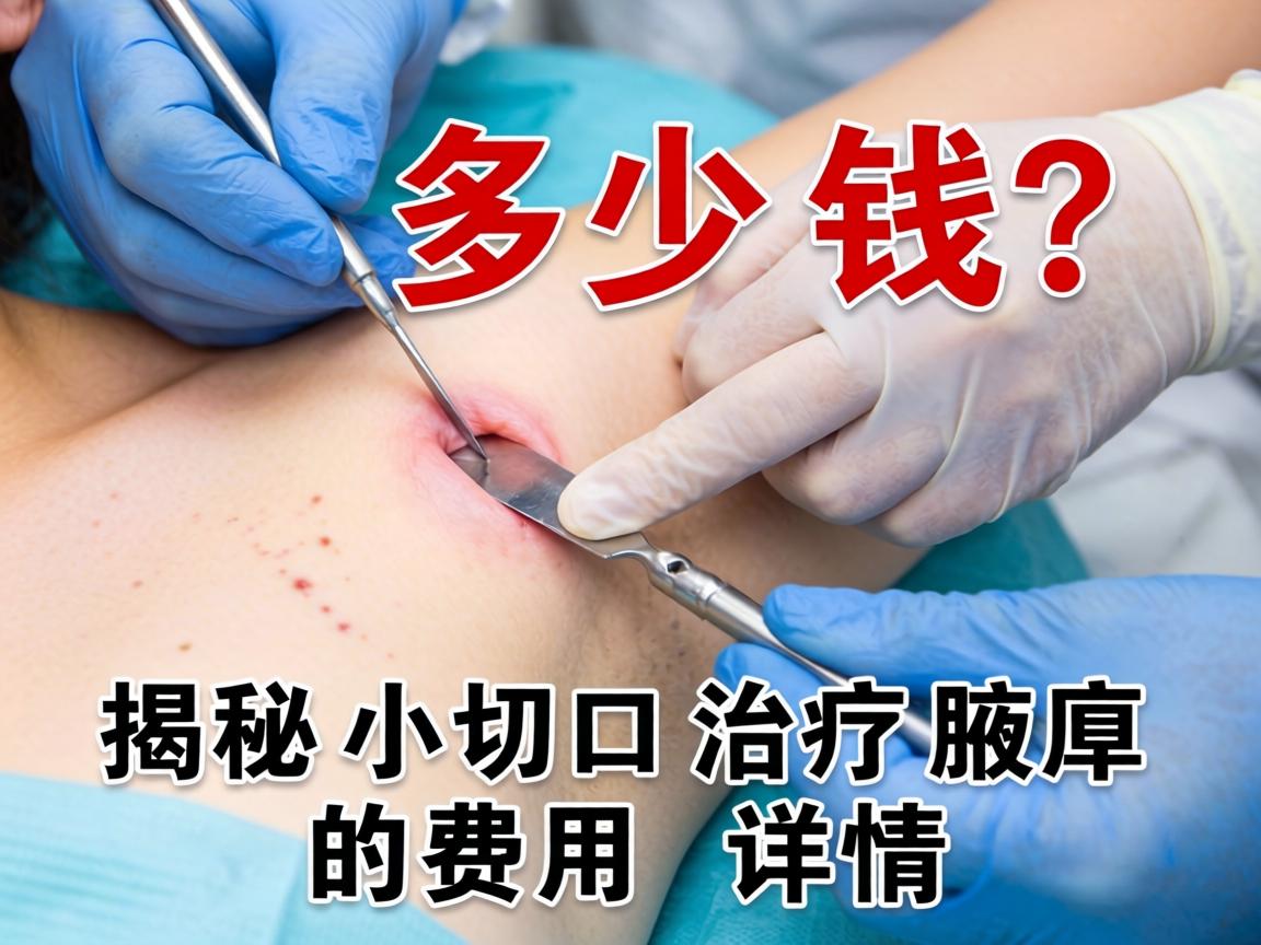 腋臭小切口手术多少钱？揭秘小切口治疗腋臭的费用详情
