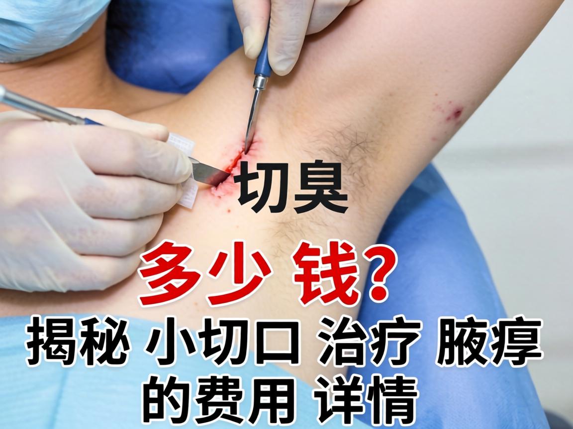 腋臭小切口手术多少钱？揭秘小切口治疗腋臭的费用详情